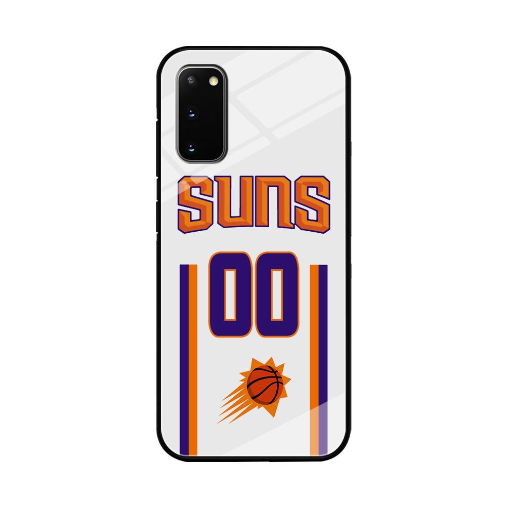 Phoenix Suns White Zero Jersey Samsung Galaxy S20 Case-Oxvistore