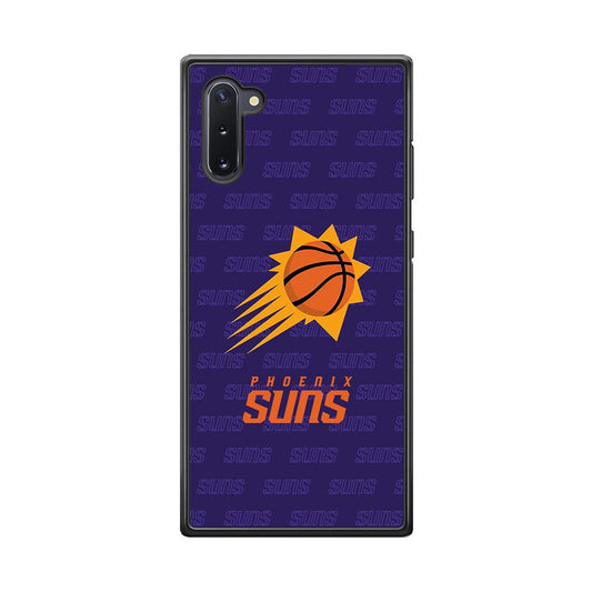 Phoenix Suns a Lot of Passion Samsung Galaxy Note 10 Case-Rubber Black (2D Case)-Oxvistore