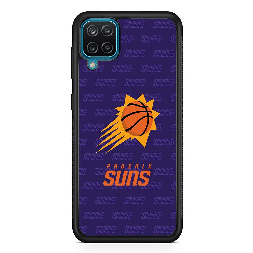 Phoenix Suns a Lot of Passion Samsung Galaxy A12 Case-Rubber Black (2D Case)-Oxvistore
