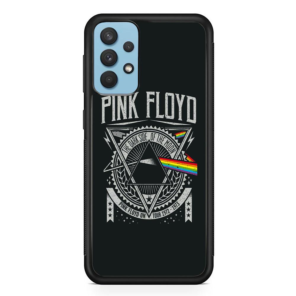 Pink Floyd The Dark Side of The Moon Samsung Galaxy A32 Case-Rubber Black (2D Case)-Oxvistore