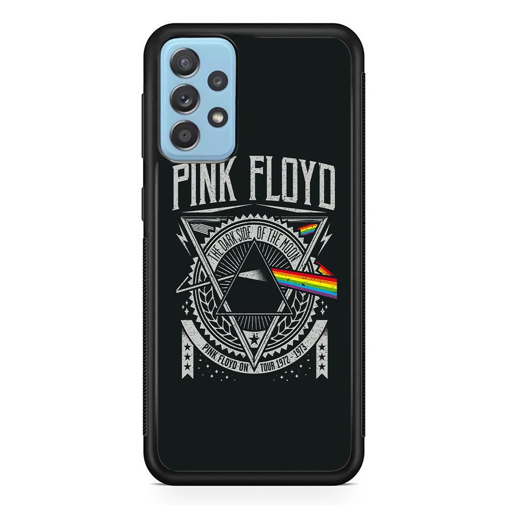 Pink Floyd The Dark Side of The Moon Samsung Galaxy A72 Case-Rubber Black (2D Case)-Oxvistore