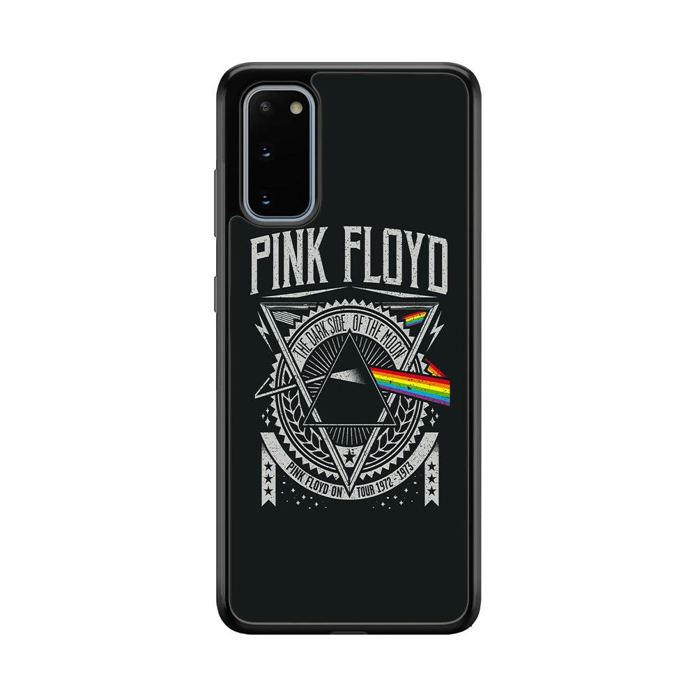 Pink Floyd The Dark Side of The Moon Samsung Galaxy S20 Case-Rubber Black (2D Case)-Oxvistore