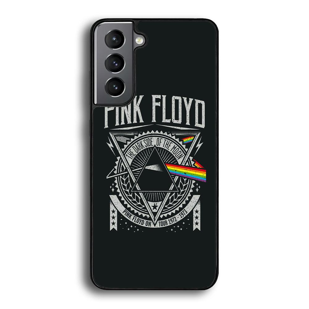 Pink Floyd The Dark Side of The Moon Samsung Galaxy S22 Case-Rubber Black (2D Case)-Oxvistore