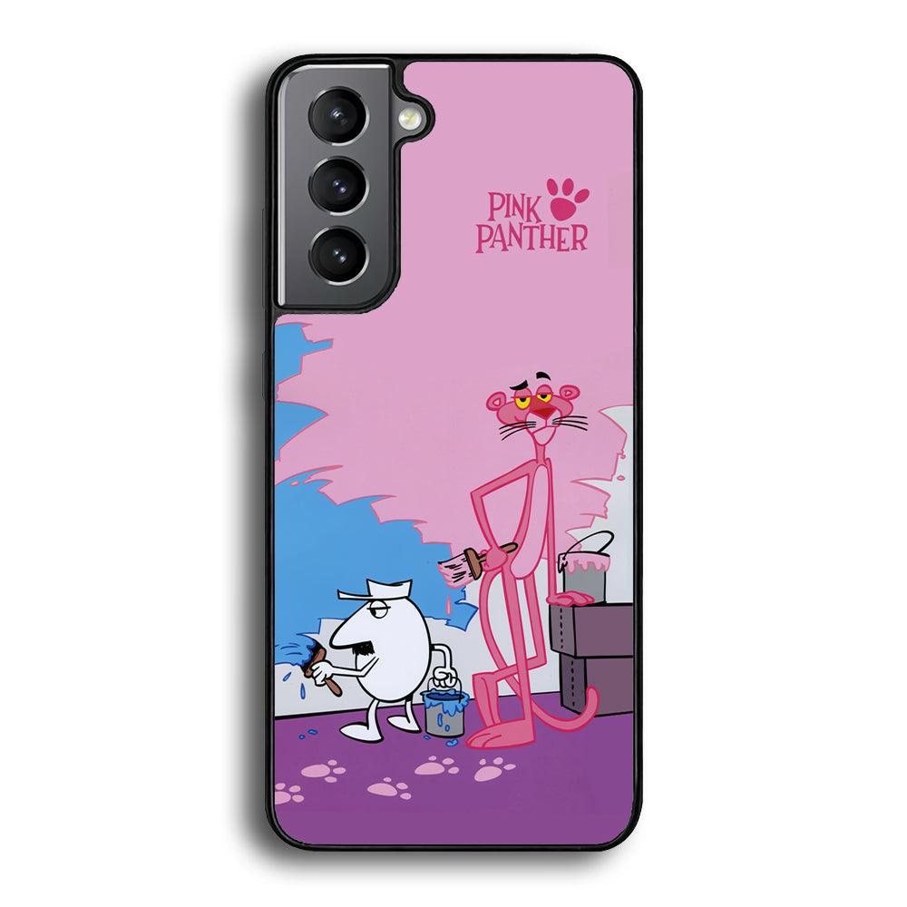 Pink Panther Good Choice of Color Samsung Galaxy S24 Plus Case-Rubber Black (2D Case)-Oxvistore