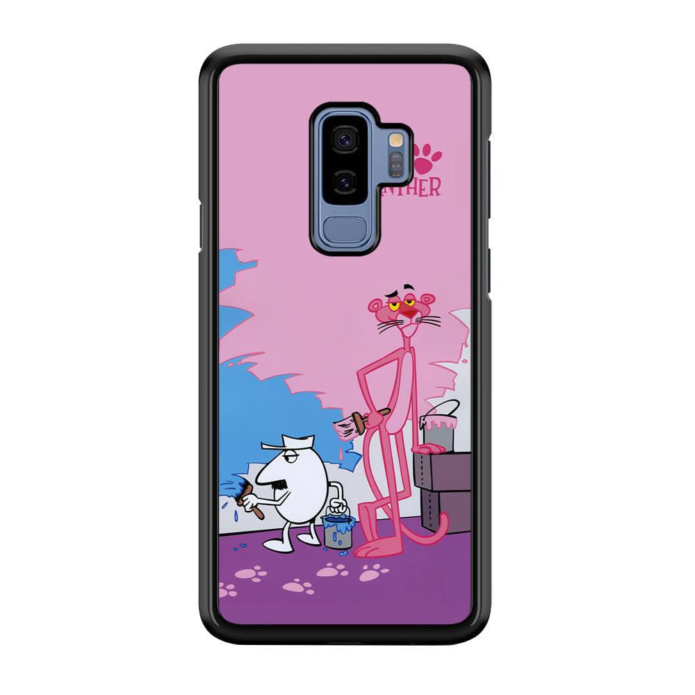 Pink Panther Good Choice of Color Samsung Galaxy S9 Plus Case-Rubber Black (2D Case)-Oxvistore
