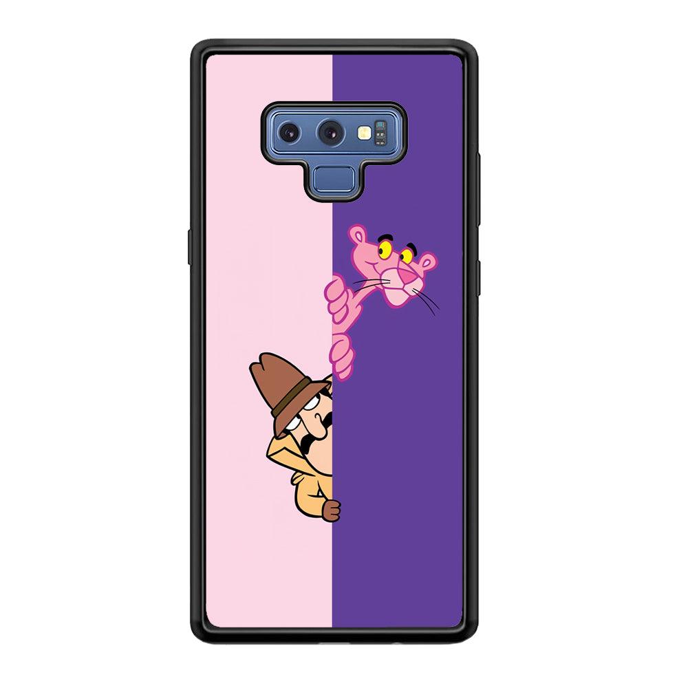 Pink Panther Hide and Seek with Detective Samsung Galaxy Note 9 Case-Oxvistore