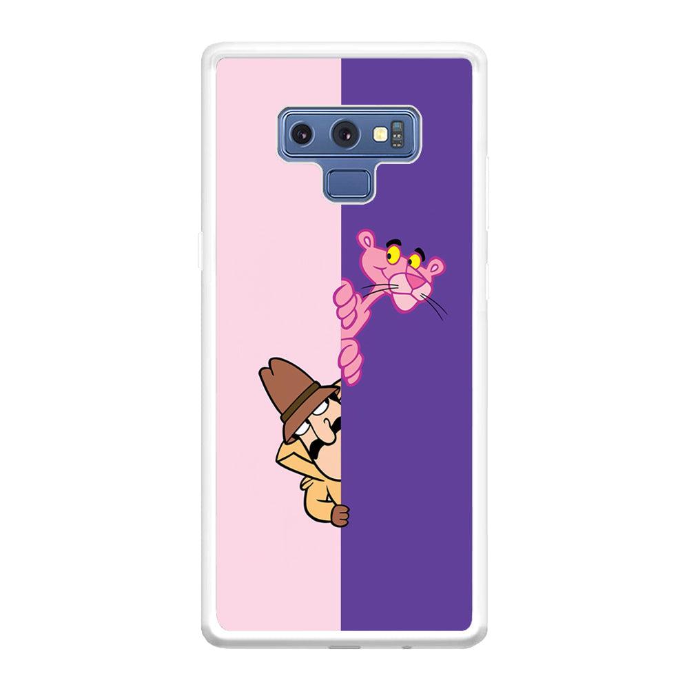 Pink Panther Hide and Seek with Detective Samsung Galaxy Note 9 Case-Oxvistore