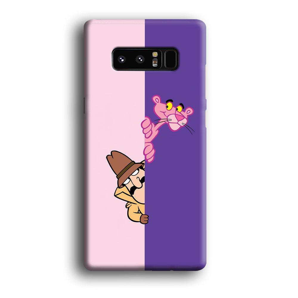 Pink Panther Hide and Seek with Detective Samsung Galaxy Note 8 Case-Oxvistore