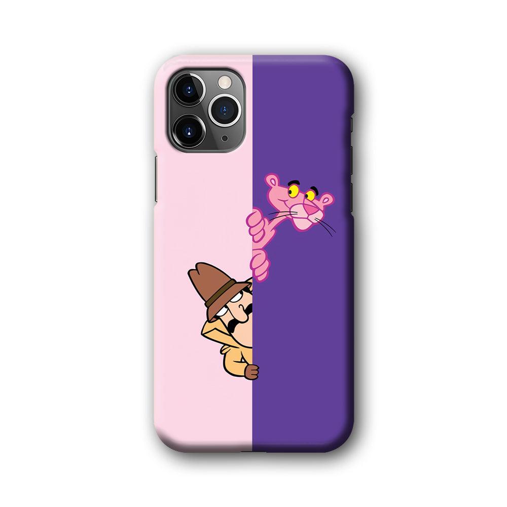 Pink Panther Hide and Seek with Detective iPhone 11 Pro Case-Oxvistore