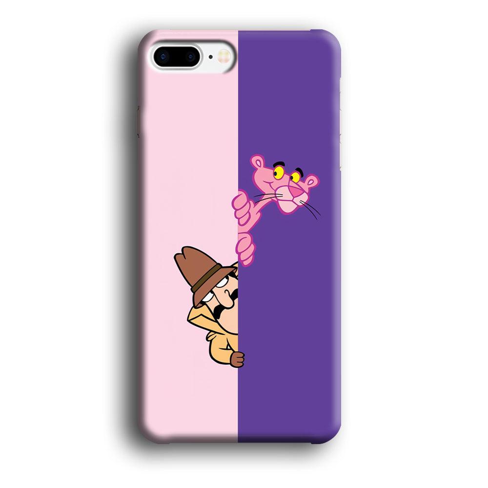 Pink Panther Hide and Seek with Detective iPhone 7 Plus Case-Oxvistore