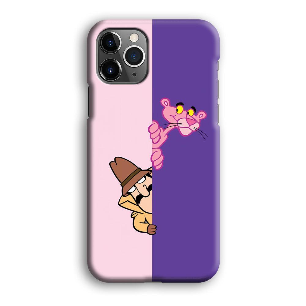 Pink Panther Hide and Seek with Detective iPhone 12 Pro Case-Oxvistore