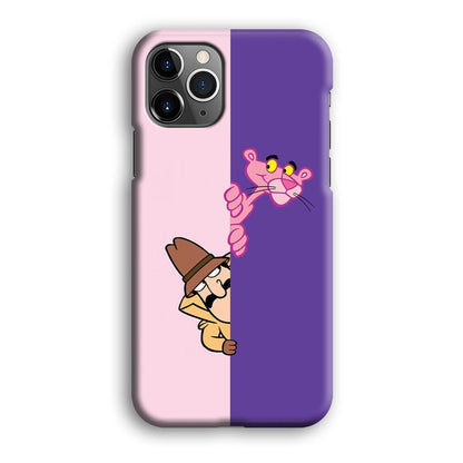 Pink Panther Hide and Seek with Detective iPhone 12 Pro Case-Oxvistore