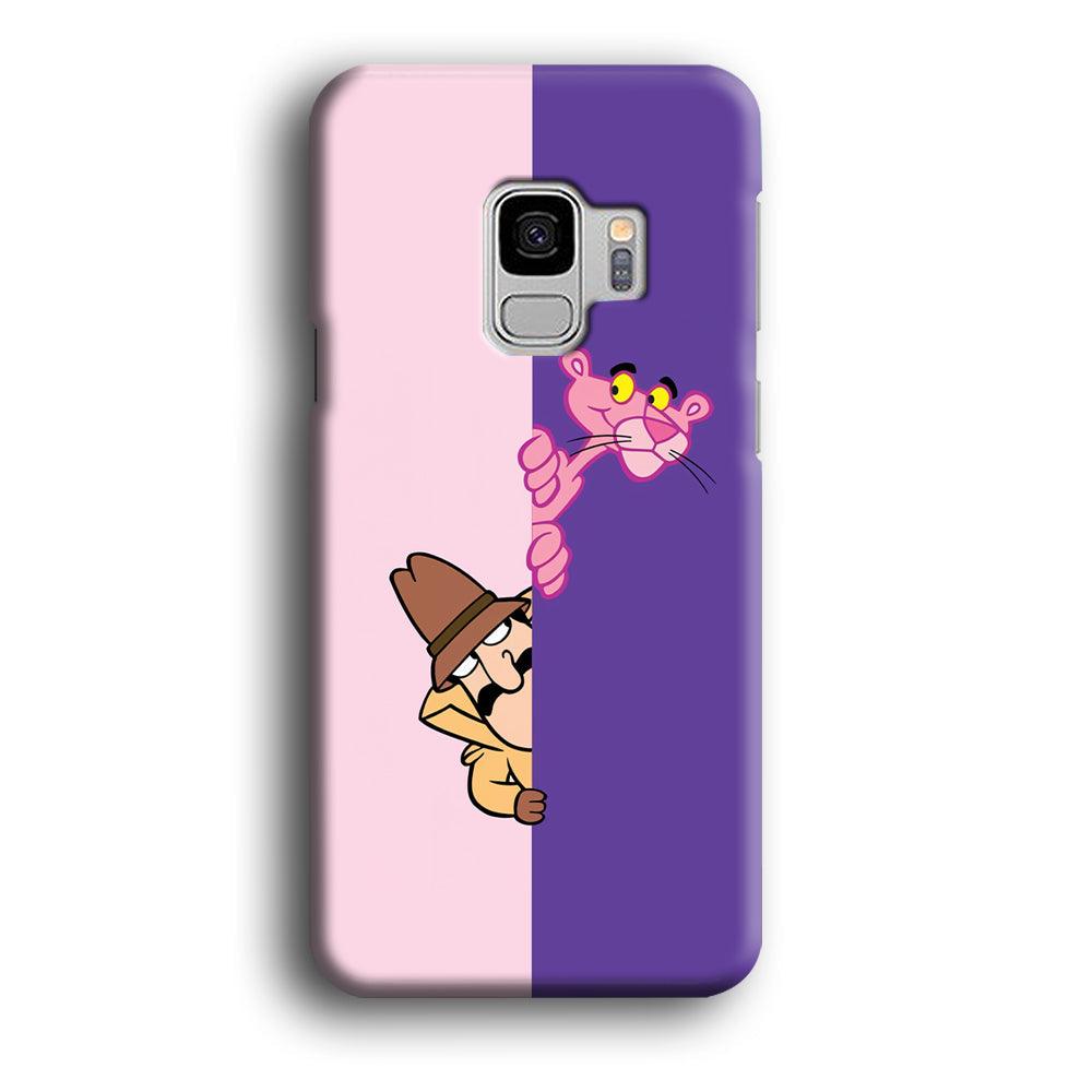 Pink Panther Hide and Seek with Detective Samsung Galaxy S9 Case-Oxvistore