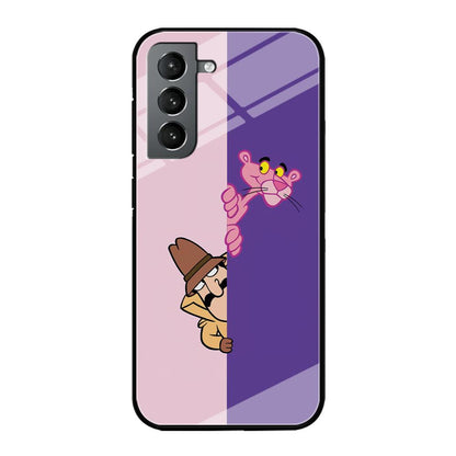 Pink Panther Hide and Seek with Detective Samsung Galaxy S21 Case-Oxvistore