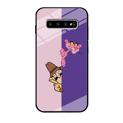 Pink Panther Hide and Seek with Detective Samsung Galaxy S10 Plus Case-Oxvistore