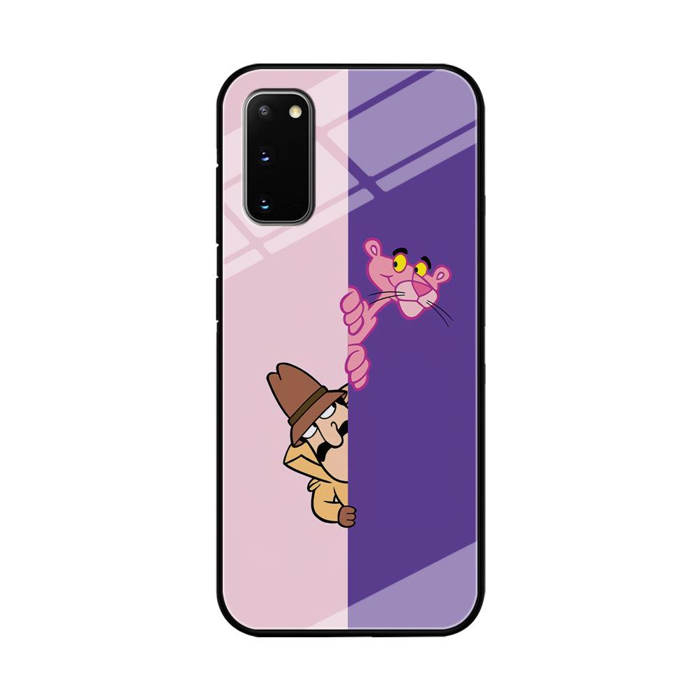 Pink Panther Hide and Seek with Detective Samsung Galaxy S20 Case-Oxvistore