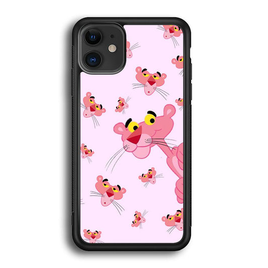Pink Panther Look at The Situation iPhone 11 Case-Rubber Black (2D Case)-Oxvistore