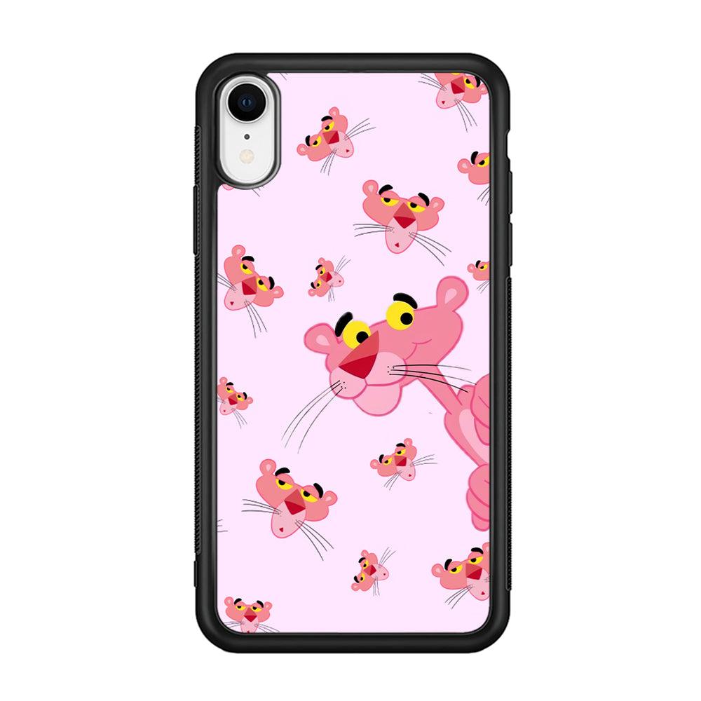 Pink Panther Look at The Situation iPhone XR Case-Rubber Black (2D Case)-Oxvistore