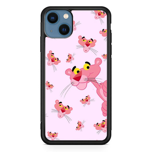 Pink Panther Look at The Situation iPhone 15 Case-Rubber Black (2D Case)-Oxvistore