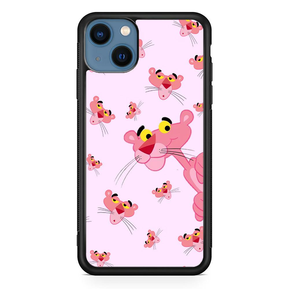 Pink Panther Look at The Situation iPhone 13 Case-Rubber Black (2D Case)-Oxvistore