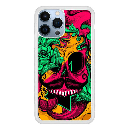 Pirates Skull Artistic Art iPhone 15 Pro Case-Oxvistore