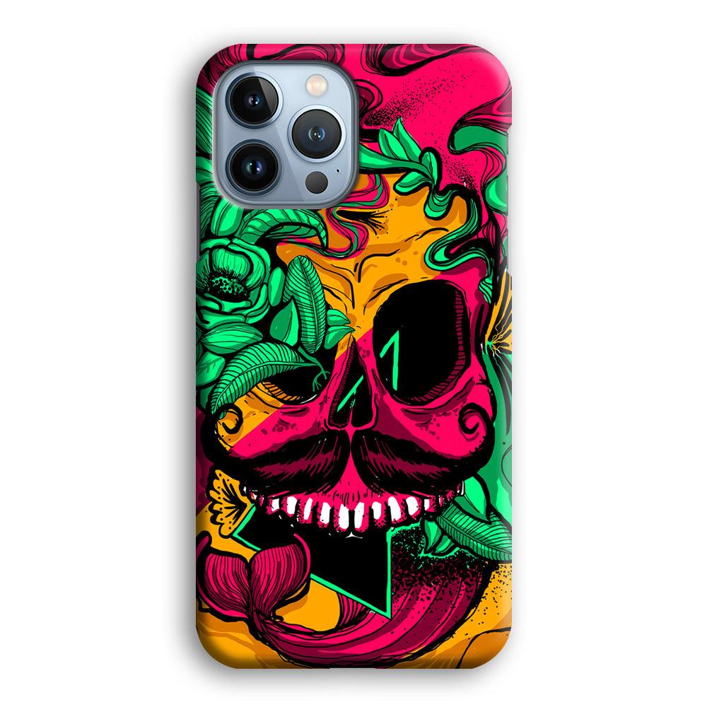 Pirates Skull Artistic Art iPhone 15 Pro Case-Oxvistore