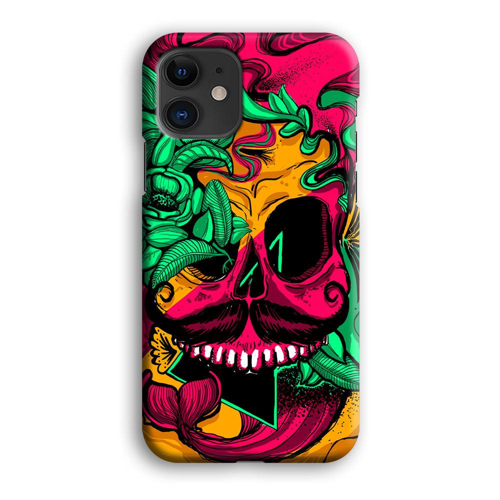 Pirates Skull Artistic Art iPhone 12 Case-Oxvistore