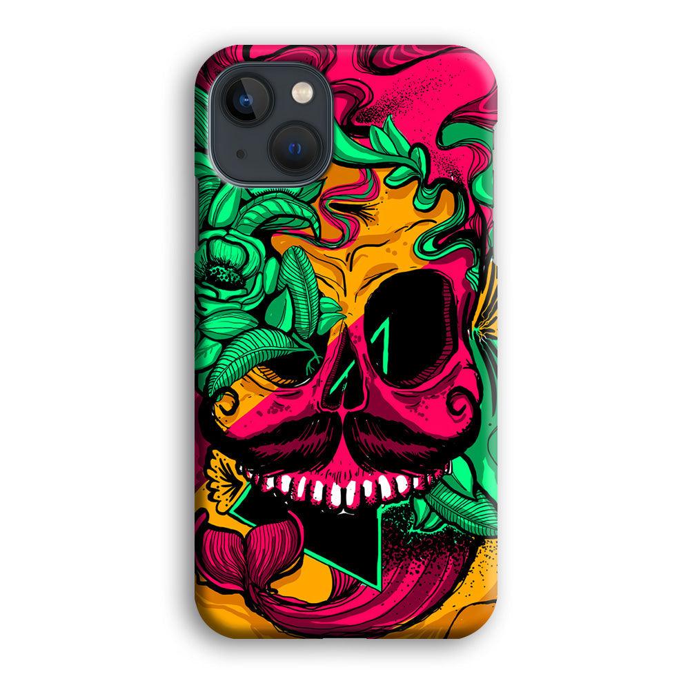 Pirates Skull Artistic Art iPhone 15 Plus Case-Oxvistore