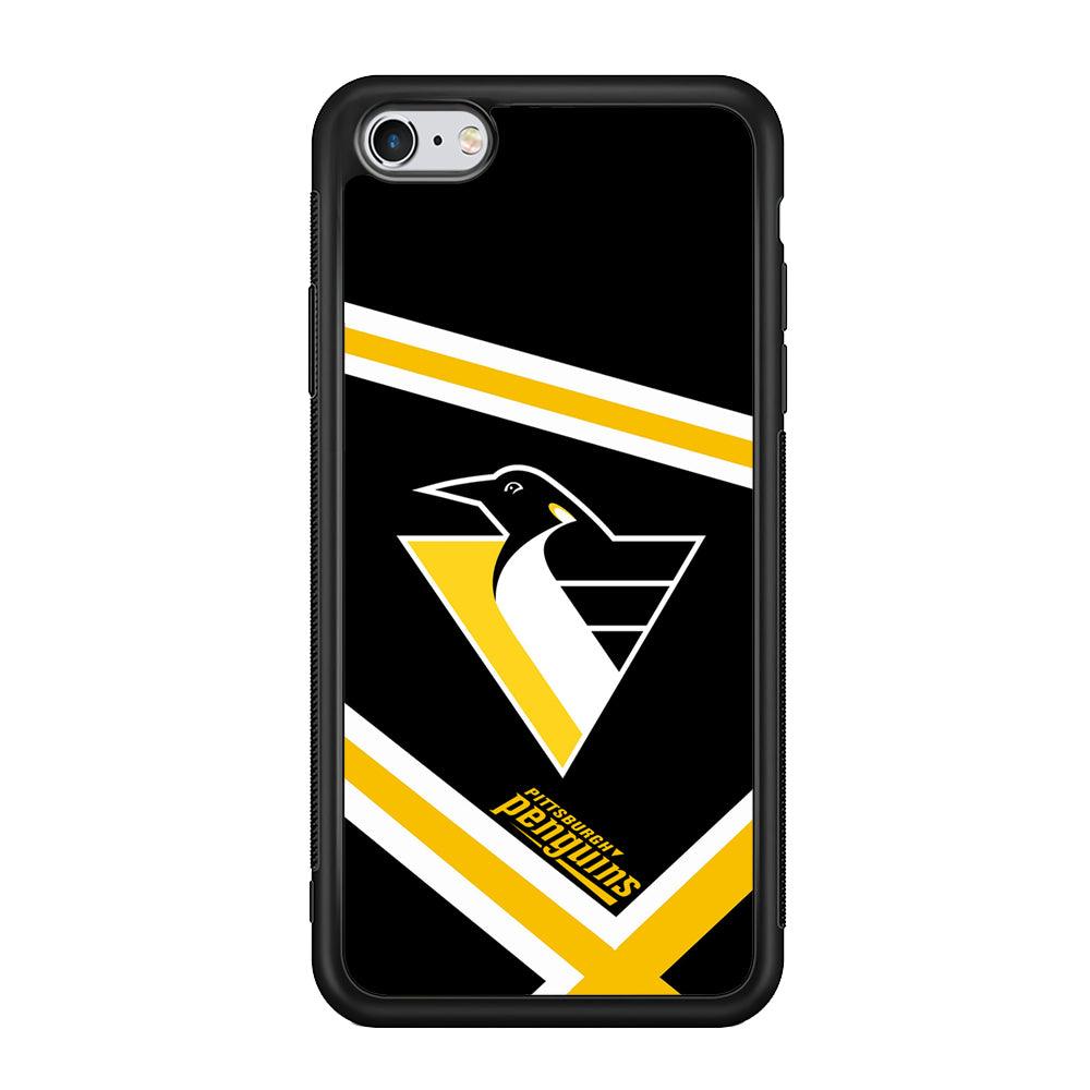 Pittsburgh Penguins Absolute Triplet Line iPhone 6 Plus | 6s Plus Case-Rubber Black (2D Case)-Oxvistore