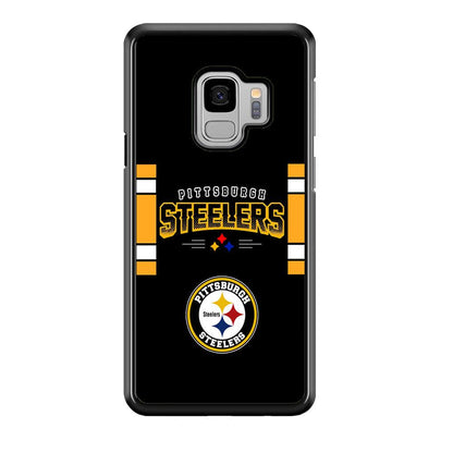 Pittsburgh Steelers Jersey on Black Samsung Galaxy S9 Case-Oxvistore