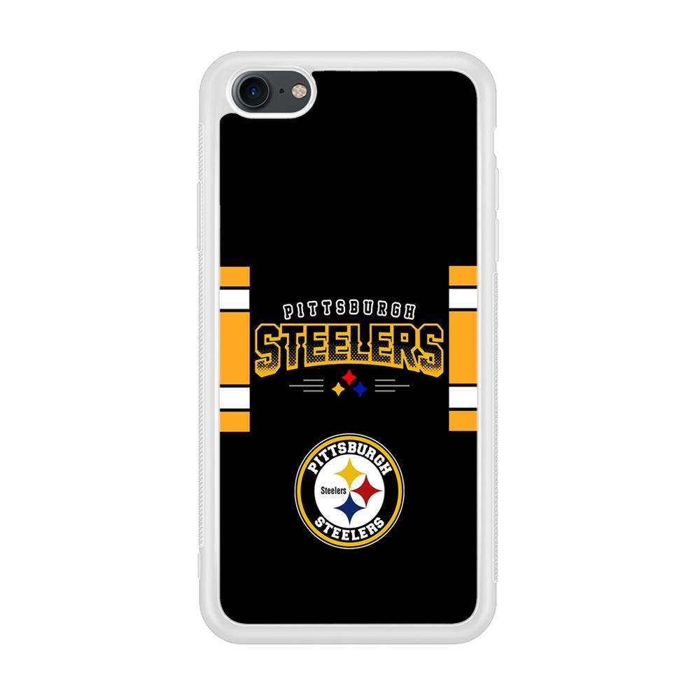 Pittsburgh Steelers Jersey on Black iPhone 8 Case-Oxvistore