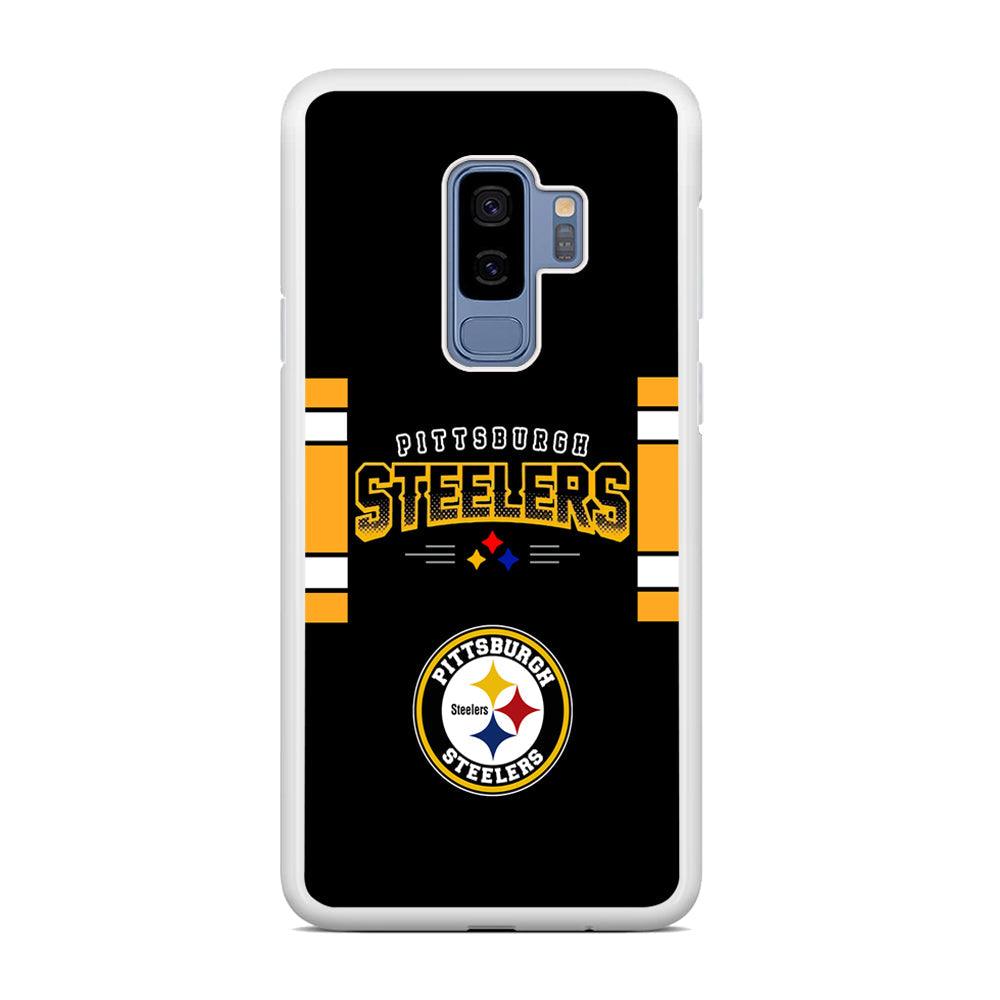 Pittsburgh Steelers Jersey on Black Samsung Galaxy S9 Plus Case-Oxvistore