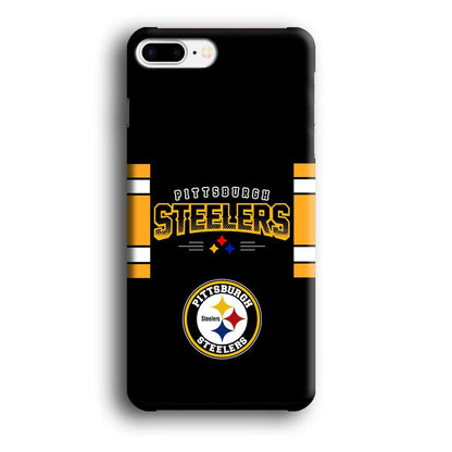 Pittsburgh Steelers Jersey on Black iPhone 8 Plus Case-Oxvistore