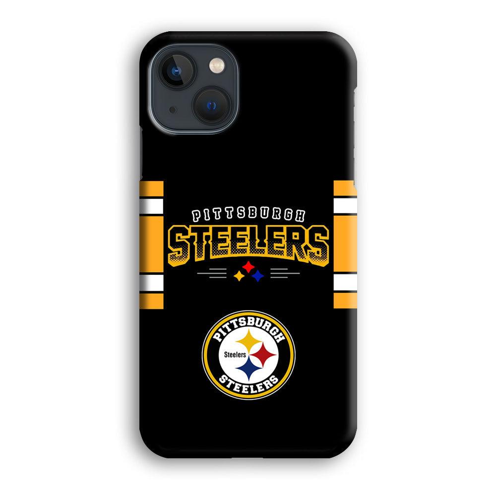 Pittsburgh Steelers Jersey on Black iPhone 13 Case-Oxvistore