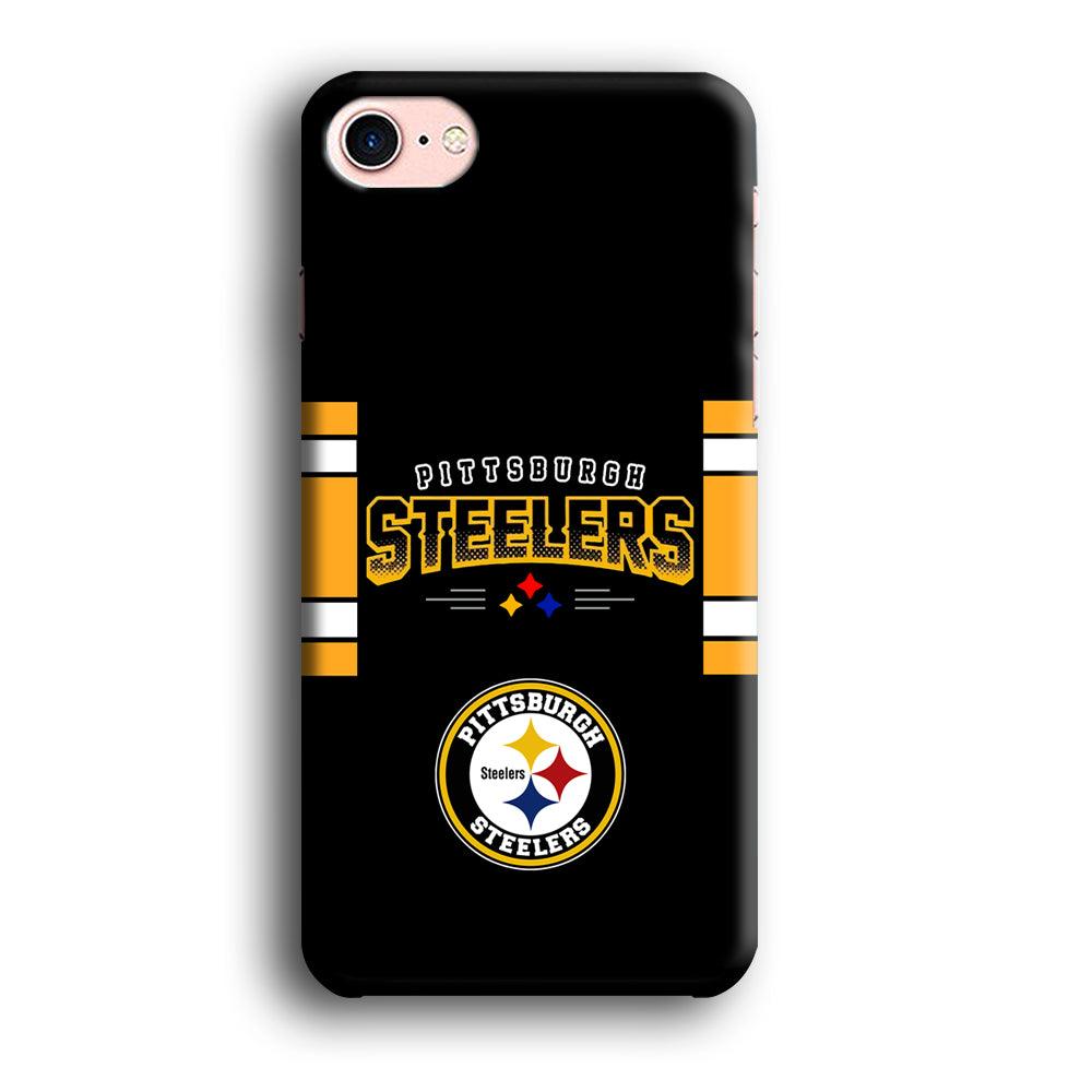 Pittsburgh Steelers Jersey on Black iPhone 8 Case-Oxvistore