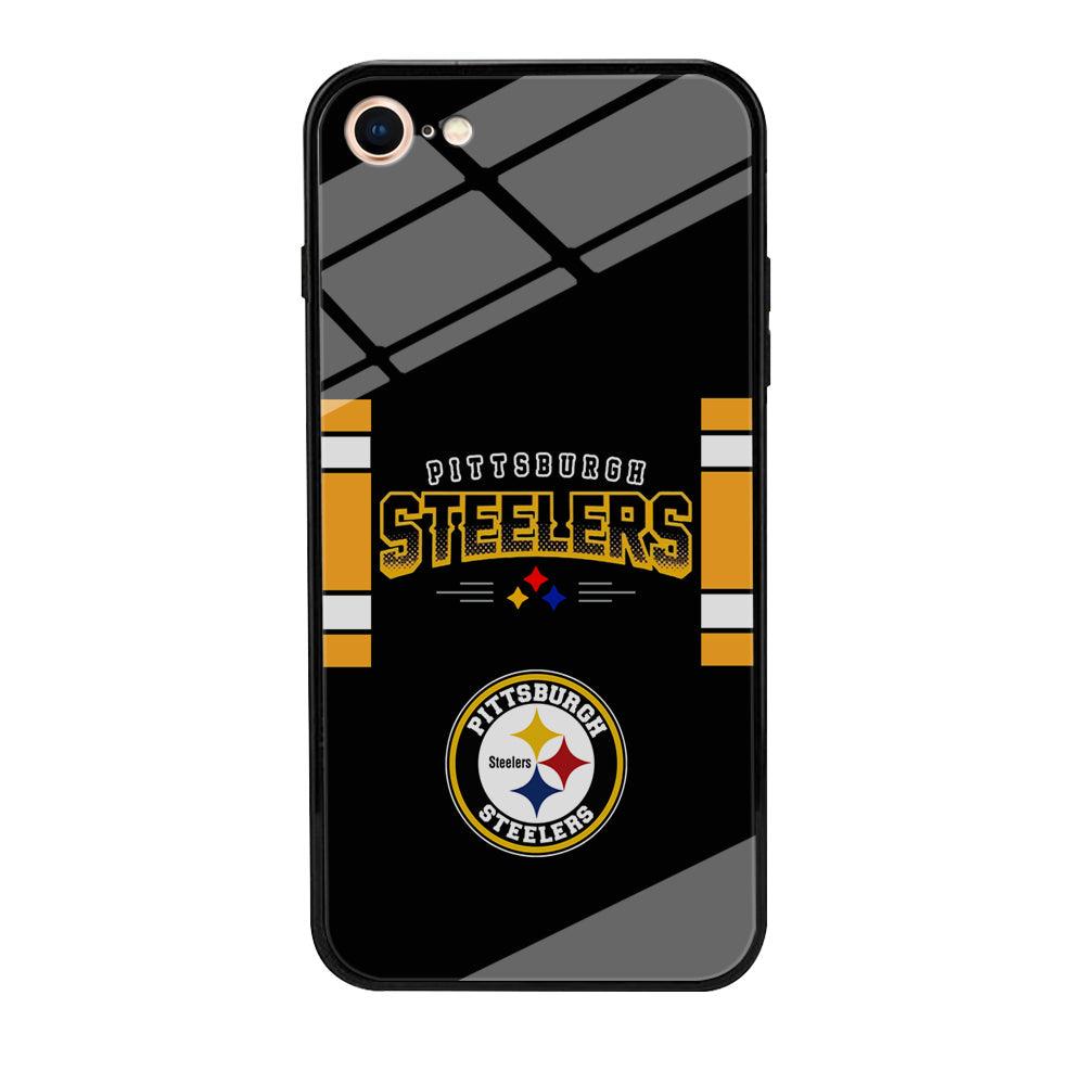 Pittsburgh Steelers Jersey on Black iPhone 8 Case-Oxvistore