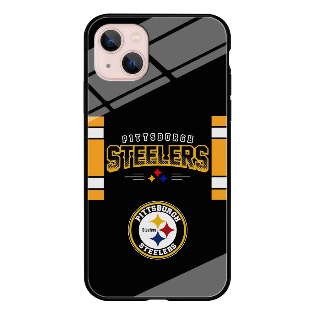 Pittsburgh Steelers Jersey on Black iPhone 13 Case-Oxvistore