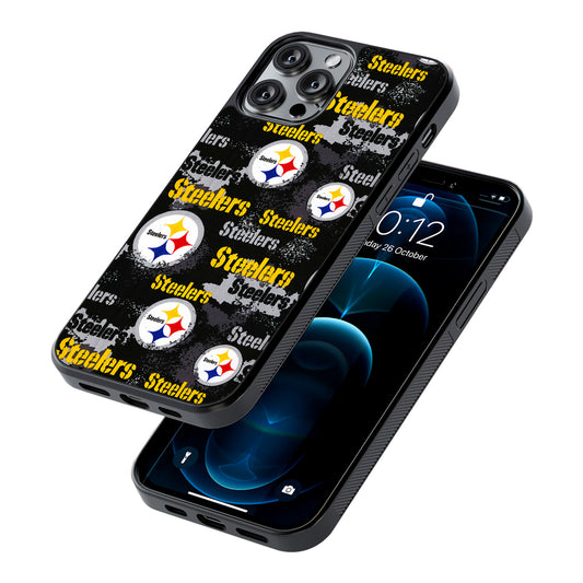 Pittsburgh Steelers Pattern 2D Rubber Phone Case