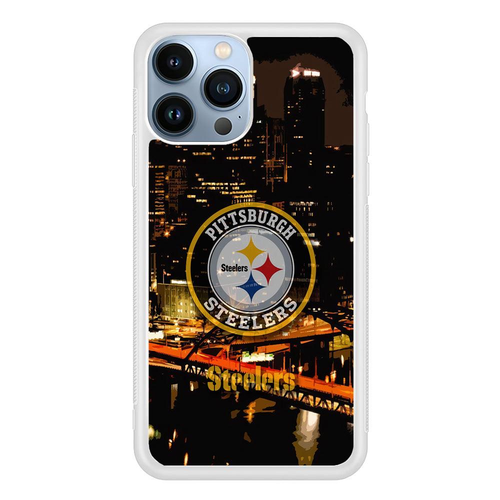 Pittsburgh Steelers The Dark Knight iPhone 15 Pro Case-Oxvistore