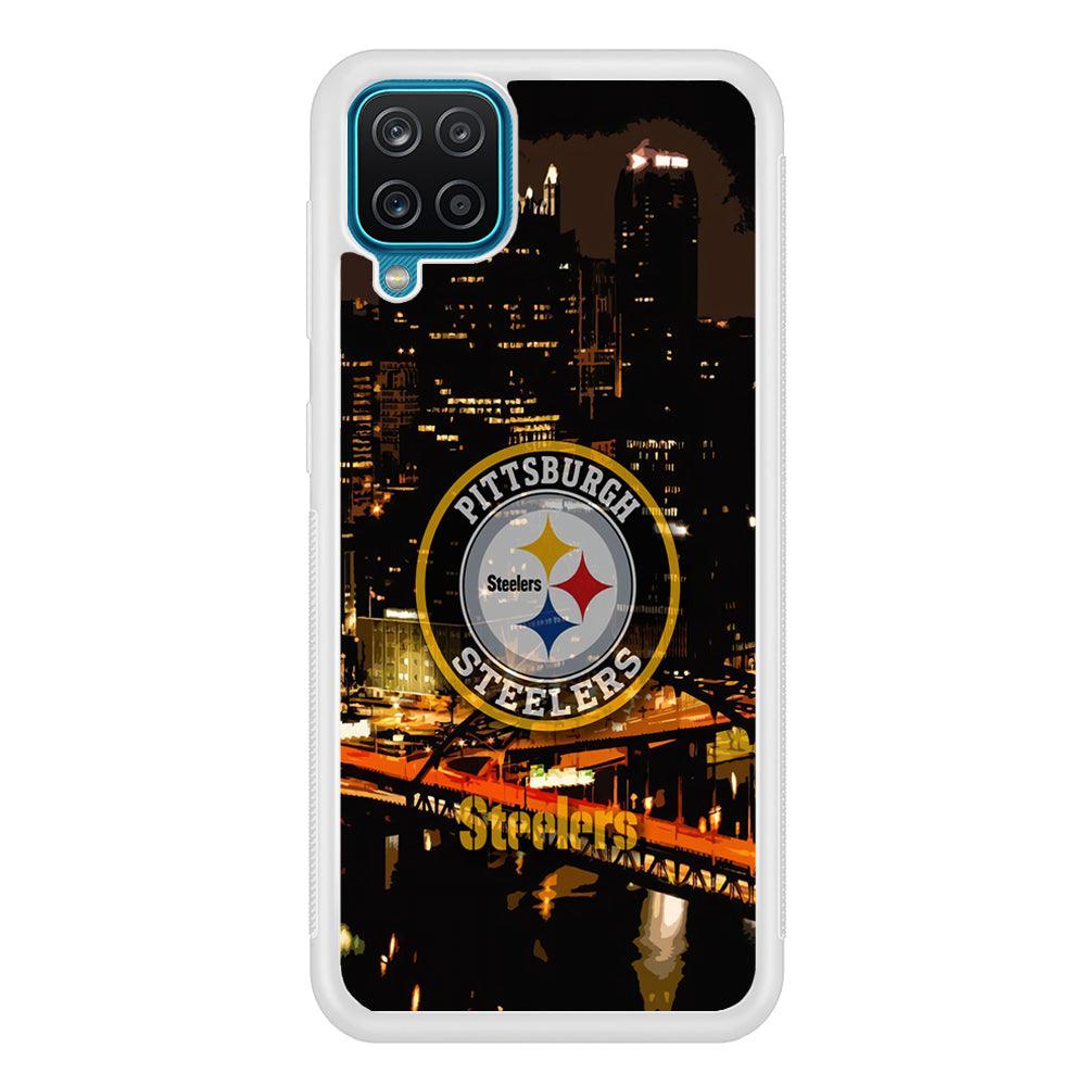 Pittsburgh Steelers The Dark Knight Samsung Galaxy A12 Case-Oxvistore