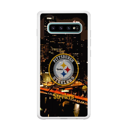 Pittsburgh Steelers The Dark Knight Samsung Galaxy S10 Case-Oxvistore