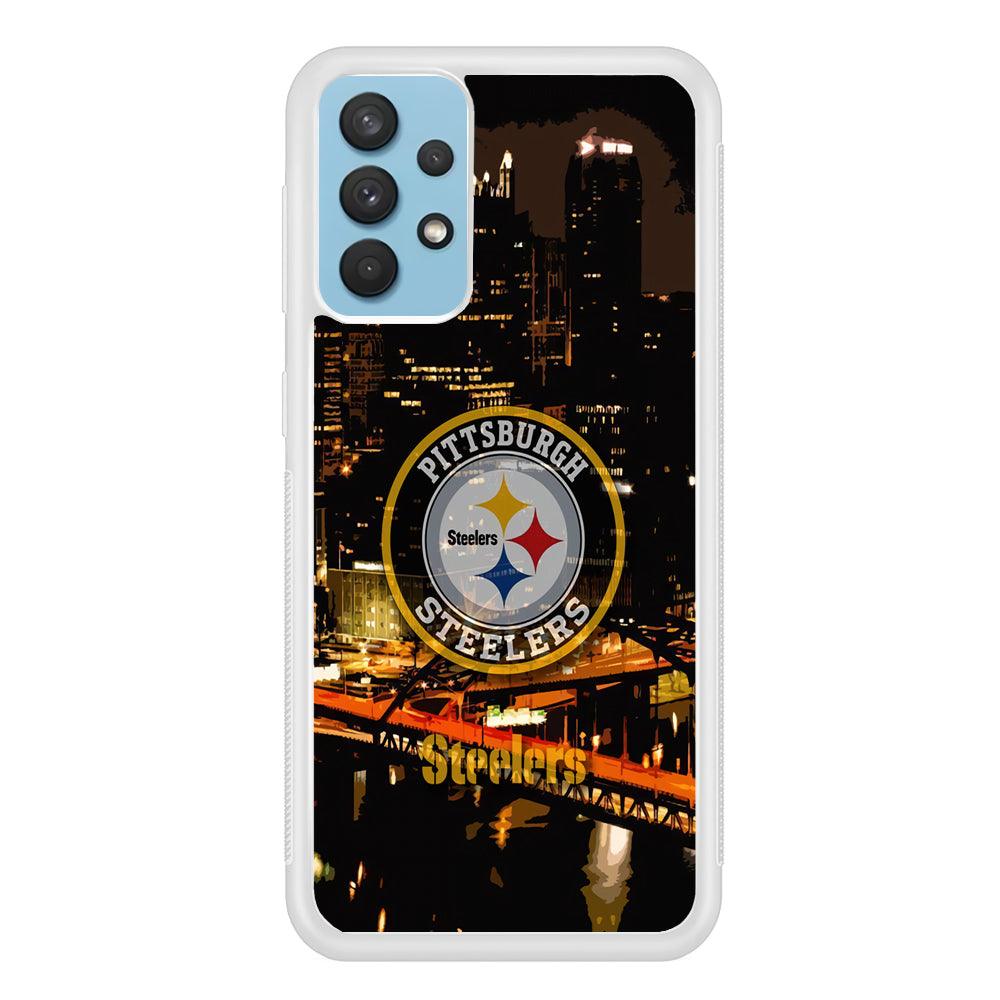 Pittsburgh Steelers The Dark Knight Samsung Galaxy A32 Case-Oxvistore