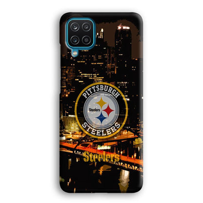 Pittsburgh Steelers The Dark Knight Samsung Galaxy A12 Case-Oxvistore