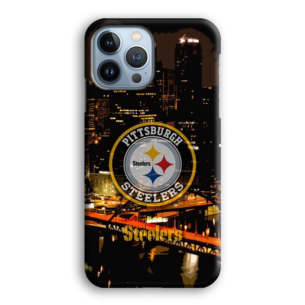 Pittsburgh Steelers The Dark Knight iPhone 15 Pro Case-Oxvistore