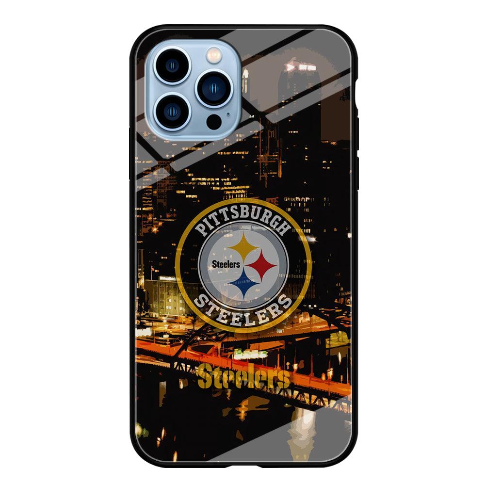 Pittsburgh Steelers The Dark Knight iPhone 15 Pro Case-Oxvistore