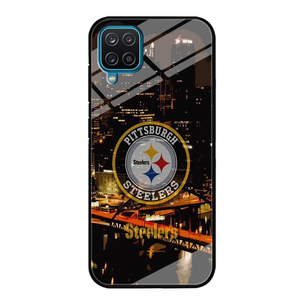 Pittsburgh Steelers The Dark Knight Samsung Galaxy A12 Case-Oxvistore