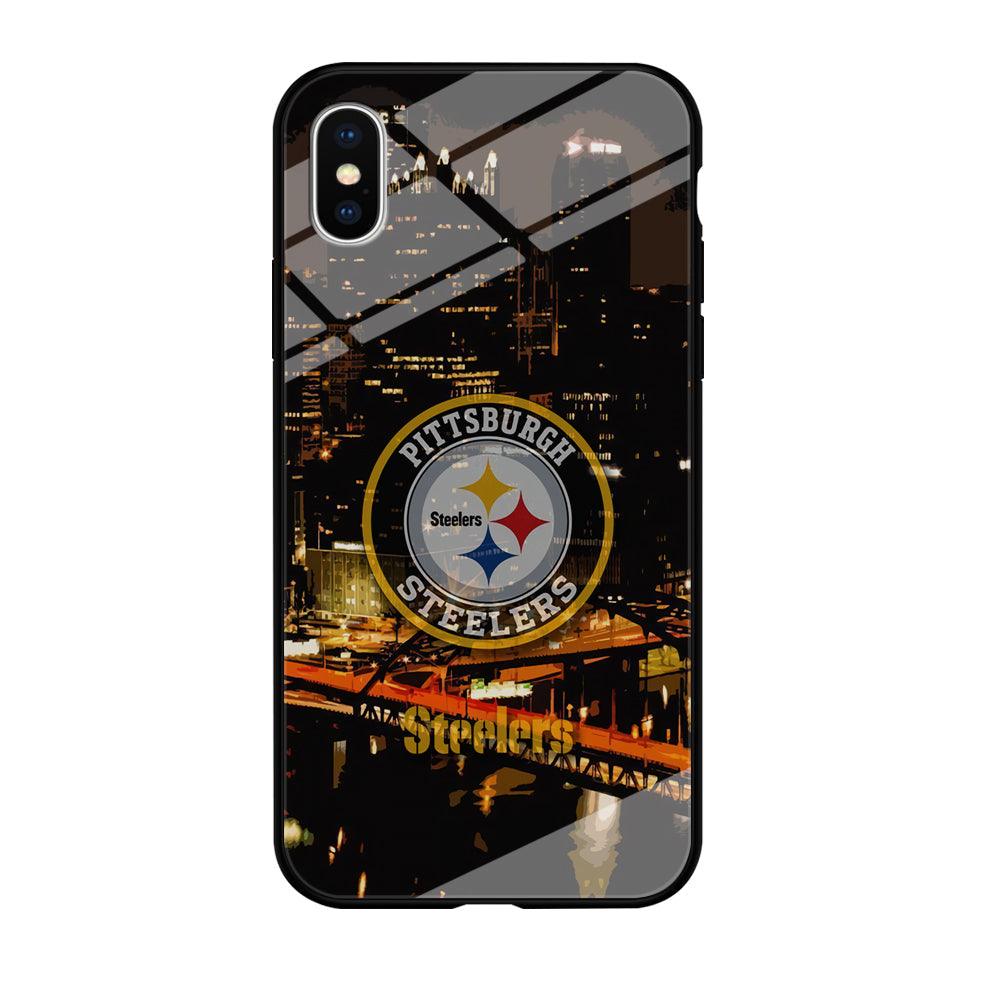 Pittsburgh Steelers The Dark Knight iPhone XS Case-Oxvistore