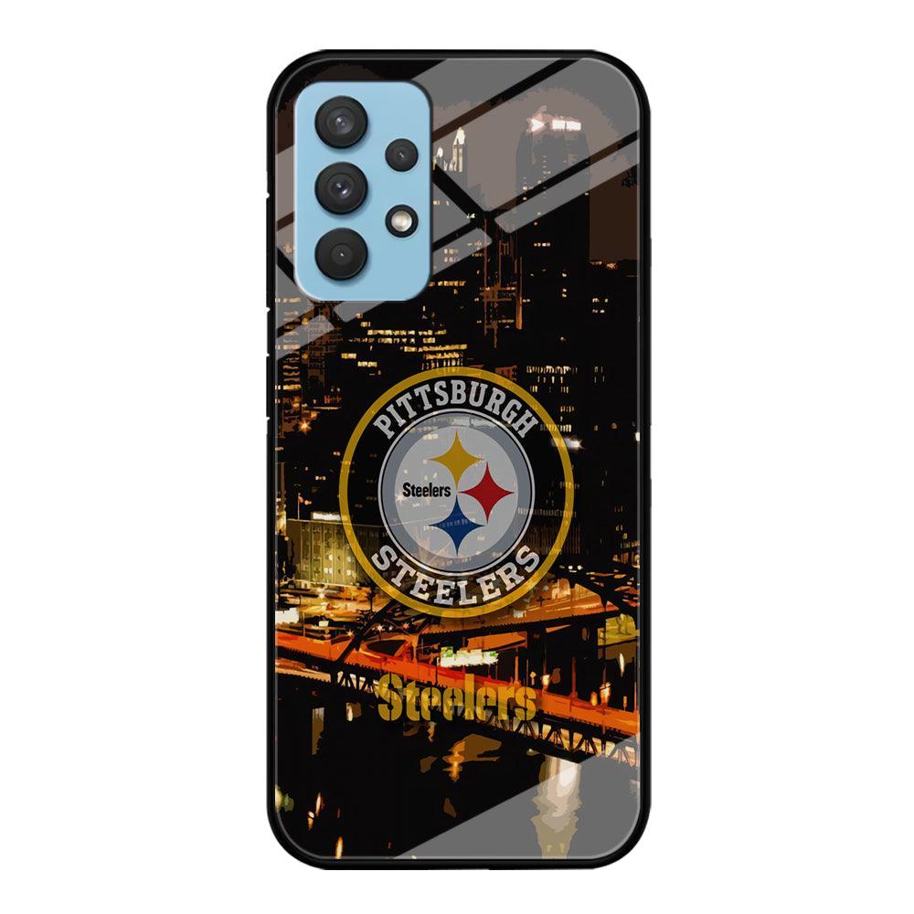 Pittsburgh Steelers The Dark Knight Samsung Galaxy A32 Case-Oxvistore