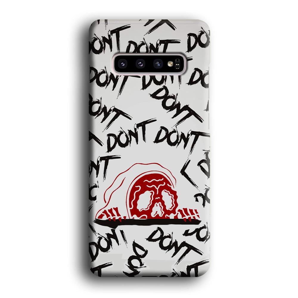 Please Don't Be Scare Samsung Galaxy S10 Plus Case-Oxvistore