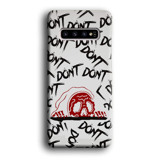 Please Don't Be Scare Samsung Galaxy S10 Plus Case-Oxvistore